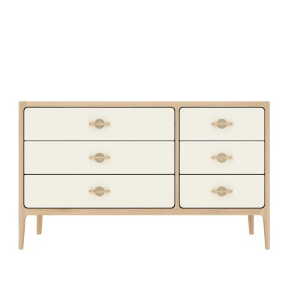 Emily Bedroom - Wide Chest 6 Drawers