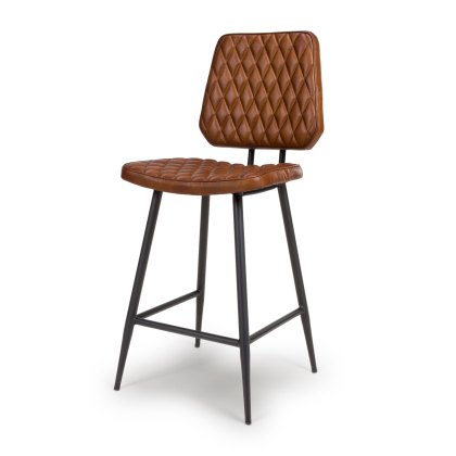 Austin - Counter Chair (Tan Leather)
