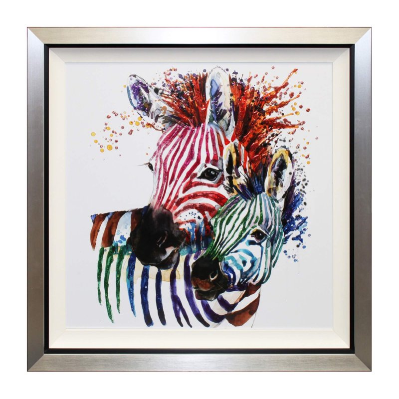 Complete Colour Ltd Figures and Florals - Party Zebras II Liquid Art