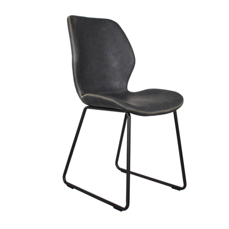 Classic Furniture Callum - Dining Chair (Dark Grey PU)