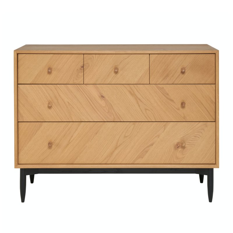 Ercol Ercol Monza Bedroom - 5 Drawer Wide Chest