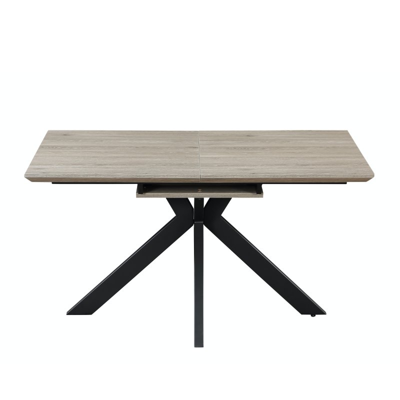 Furniture Link Prescot - Extending Dining Table 140-180cm (Grey)