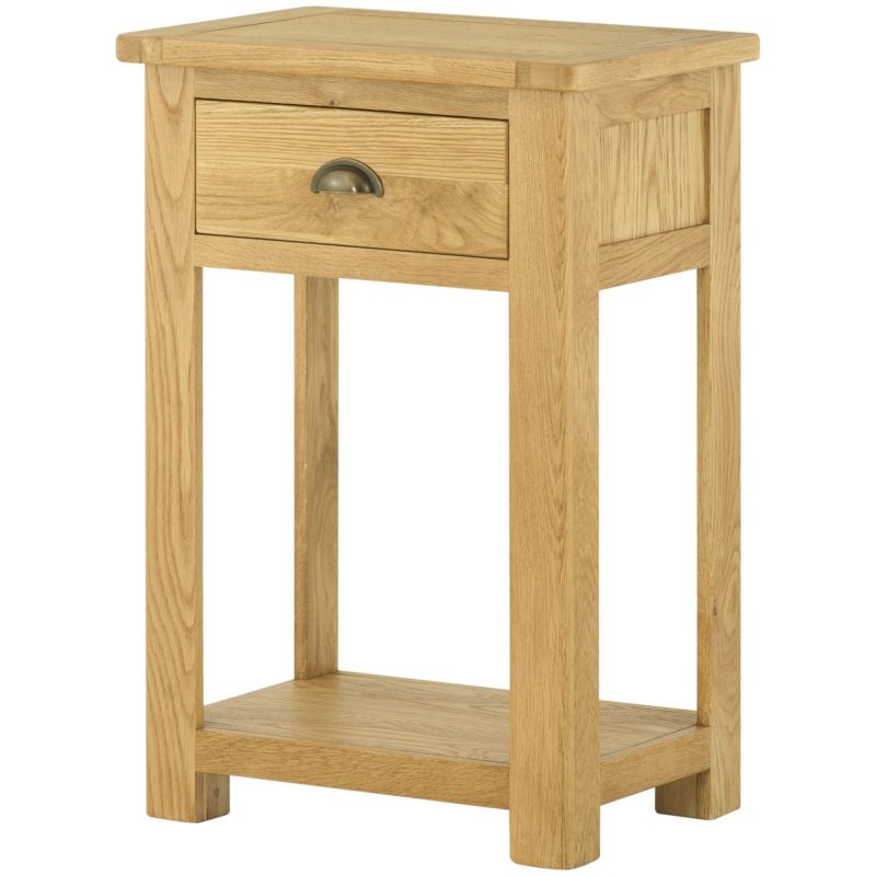 Classic Furniture Bridgend - One Drawer Console Table (Oak)