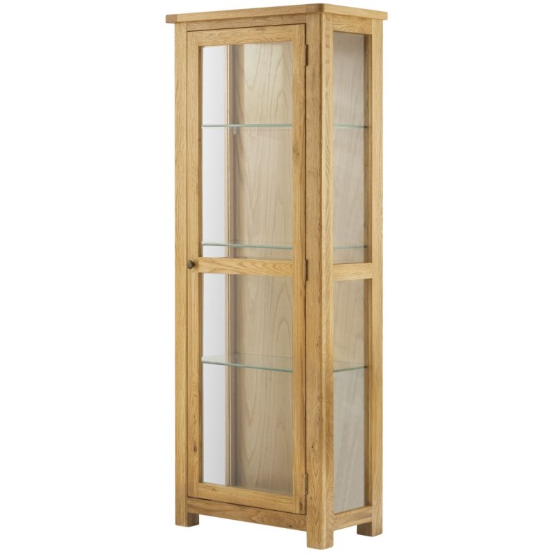 Classic Furniture Bridgend - Glazed Display Cabinet (Oak)