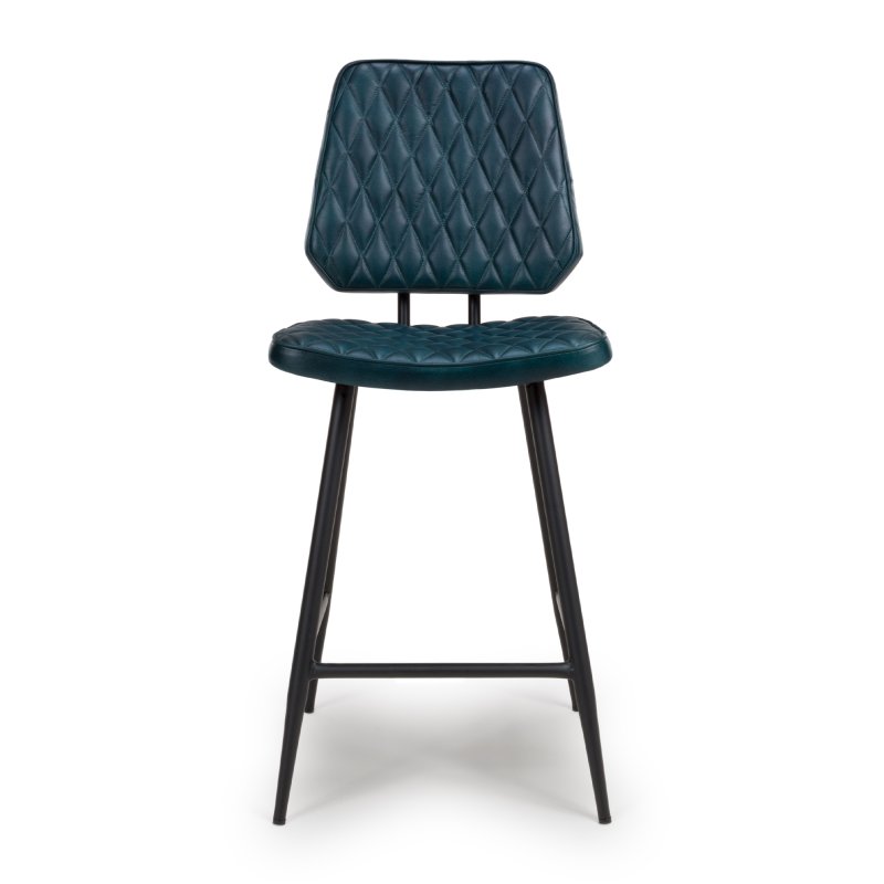 Furniture Link Austin - Counter Chair (Blue Leather)