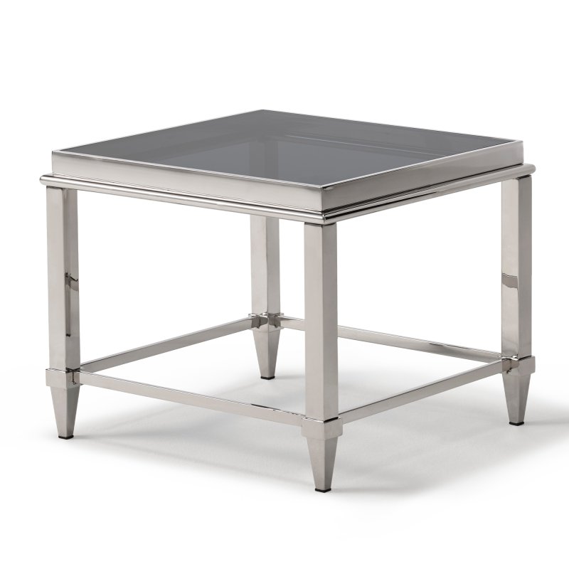 Kesterport Ltd Janis - Lamp Table (Blue/Grey Glass Top)