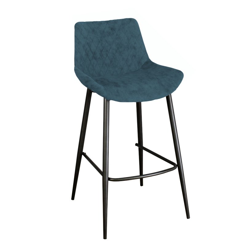 Classic Furniture Sigma - Bar Stool (Mineral Blue Fabric)