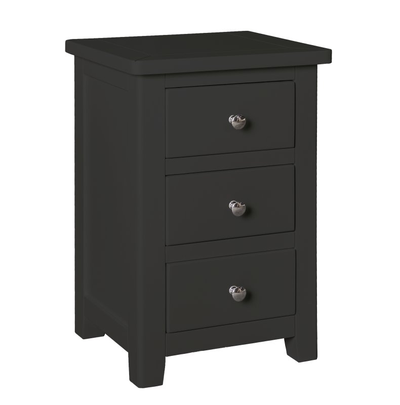 Classic Furniture Hartford - Three Drawer Bedside (Charcoal)