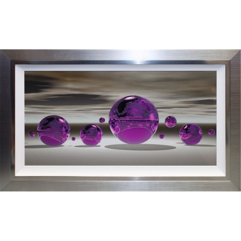 Complete Colour Ltd Abstract - Purple Sphere Liquid Art (S2)