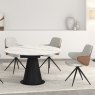 Classic Furniture Santorini - Swivel Dining Chair (Light Grey and Tan PU)