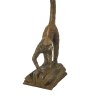 Dar Lighting Dar - Dwayne Monkey Table Lamp Bronze With Shade