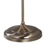 Dar Lighting Dar - Suffolk Rise Fall Floor Lamp Antique Brass With Shade
