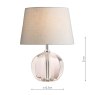 Laura Ashley Laura Ashley - Lydia Petite Table Lamp Cut Crystal Glass Base Only
