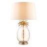 Laura Ashley Laura Ashley - Pineapple Large Table Lamp Champagne Cut Glass With Shade