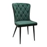 Furniture Link Merlin - Dining Chair (Green Fabric)