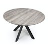 Furniture Link Prescot - Round Dining Table 120cm (Grey)