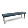 Furniture Link Austin - Bench 160cm (Blue Leather)