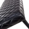 Furniture Link Austin - Bench 160cm (Black Leather)