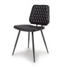 Furniture Link Austin - Dining Chair (Black Leather)