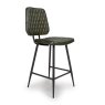Furniture Link Austin - Counter Chair (Green Leather)