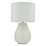 Dar Lighting Dar - Boris Table Lamp White Ceramic With Shade