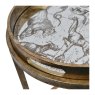 Libra Luxurious Glamour - Constellation Map Set of 2 Side Tray Tables