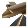 Libra Urban Botanic - Columbia Lockheed Constellation Antique Brass finish Aeroplane on Granite