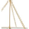 Dar Lighting Dar - Fenella 5 Light Pendant Gold With Natural Seagrass Shade