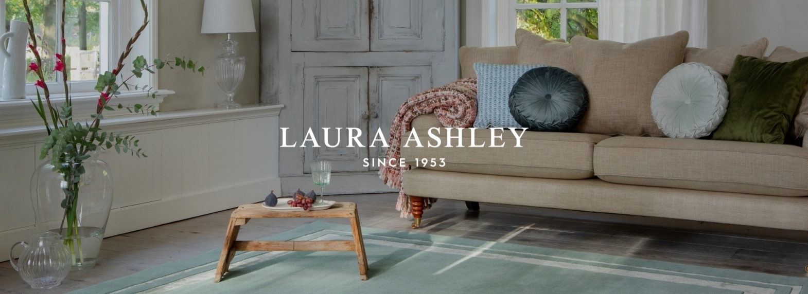 Laura Ashley Rugs & Lighting For Sale • Roomes Furniture & Interiors