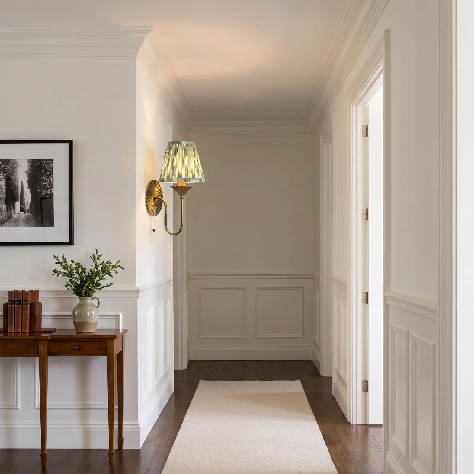 Hallway & Entrance

&nbsp;

Hallways are often overlooked when it comes to lighting, but the right fitting can make a strong first impression.

&nbsp;


	Ceiling lights or flush fittings work well in areas with lower ceilings.


&nbsp;


	Pendant lights can make a statement in taller entrances.


&nbsp;


	Wall lights can add character while providing useful illumination.


&nbsp;


	Use lighting to highlight artwork, mirrors or architectural details.


&nbsp;

A well-lit hallway can make the rest of your home feel brighter and more welcoming.
