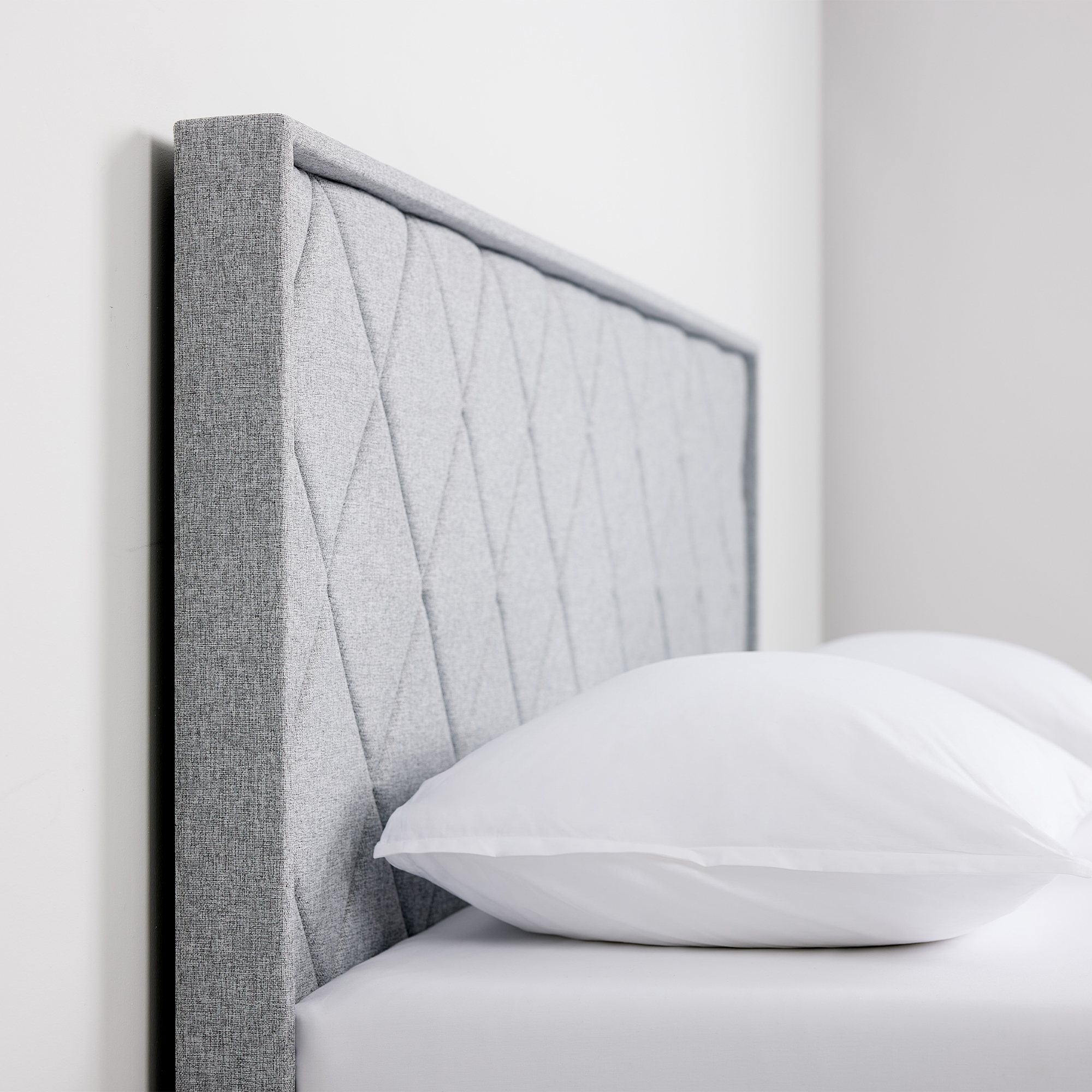 TEMPUR Ergo™ Smart Base With Quilted Headboard • Roomes Furniture