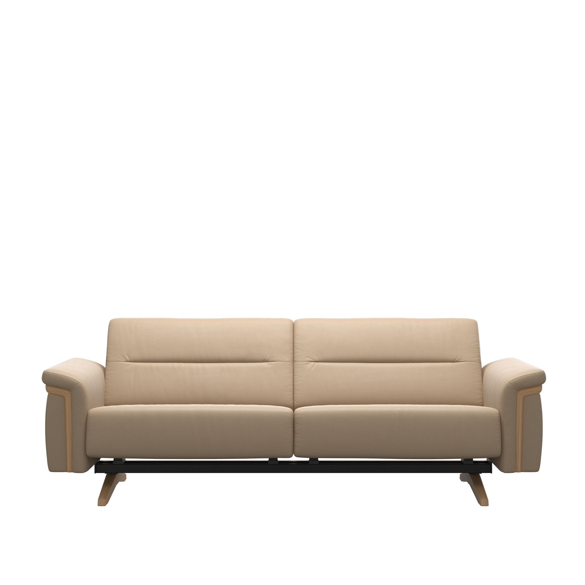 Stressless Stella Seater Sofa with Wood Arms • Roomes