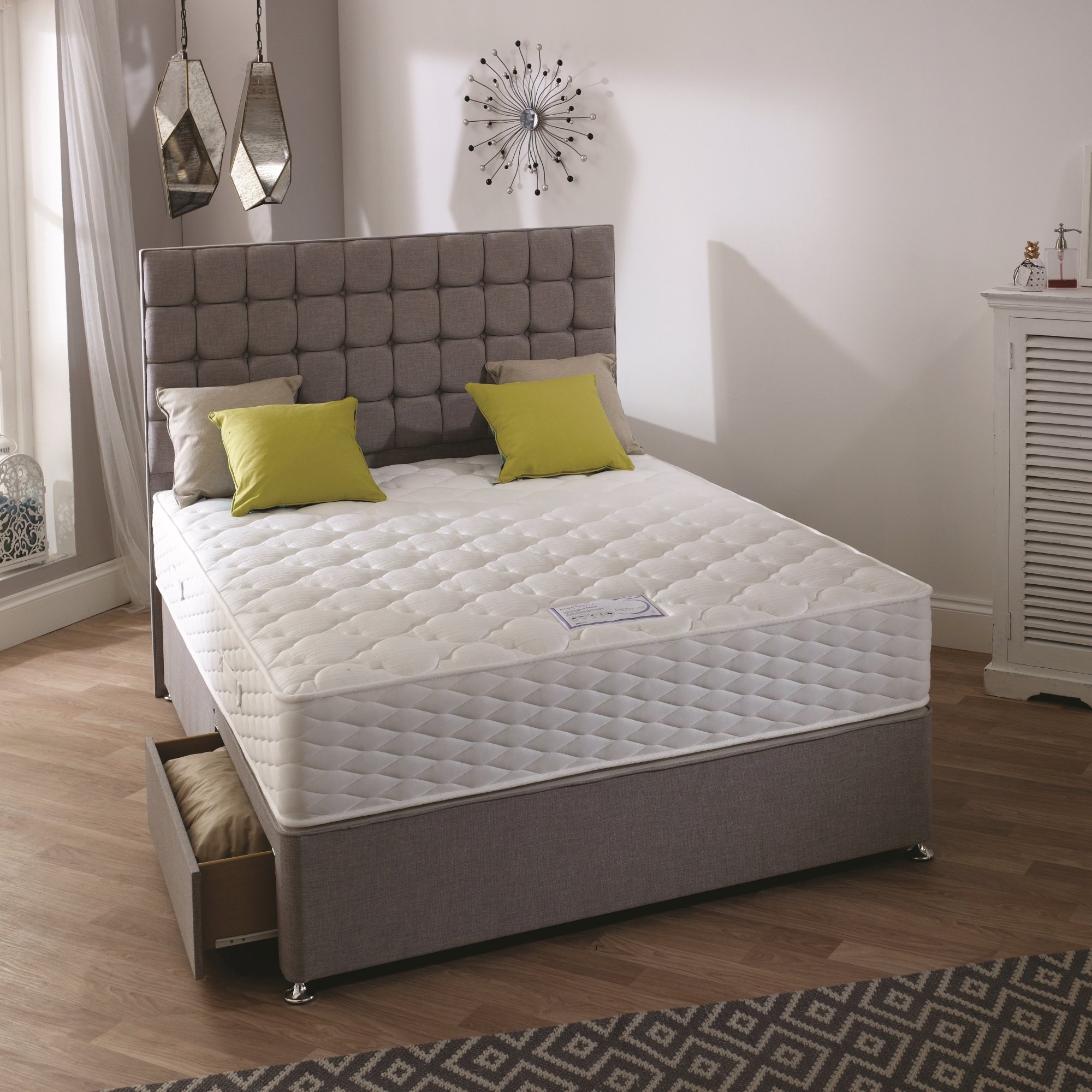 Highgrove Beds Harrington Mattress and Divan Base Set • Roomes