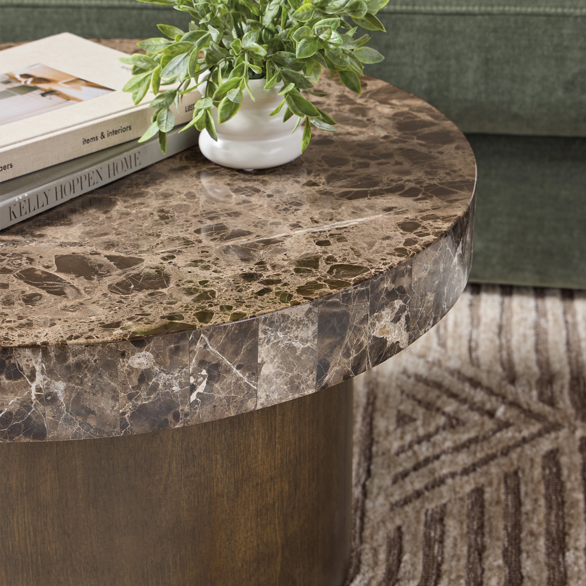 Unity Round Table Unity - Round Stone Coffee Table • Roomes Furniture