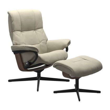 Stressless Mayfair - Recliner Chair and Footstool (Cross Base) Stressless Mayfair - Recliner Chair and Footstool (Cross Base)