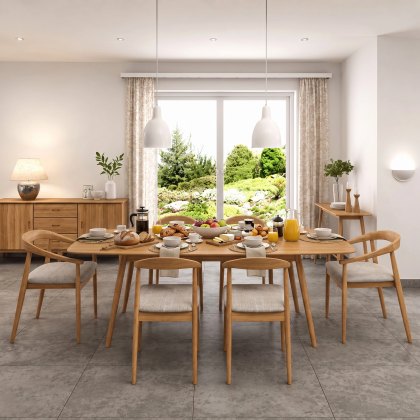 Crete - Extending Dining Table