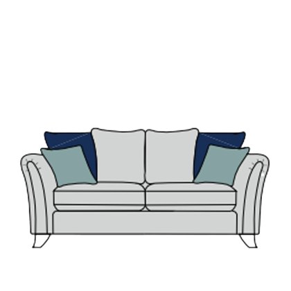 Hannah - 3 Seat Sofa (Pillow Back)