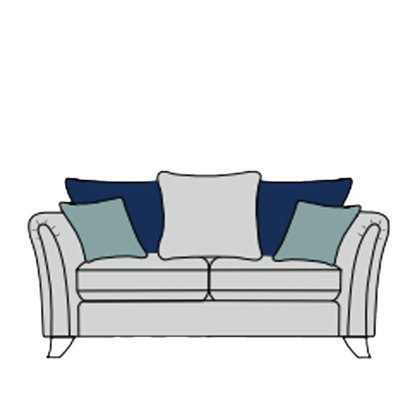 Hannah - 2 Seat Sofa (Pillow Back)