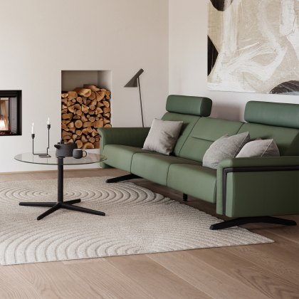 Stressless Stella - 3 Seat Sofa with Wood Arms