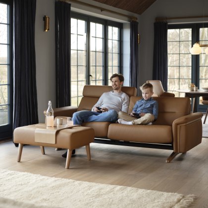 Stressless Stella - 2.5 Seat Sofa with Wood Arms