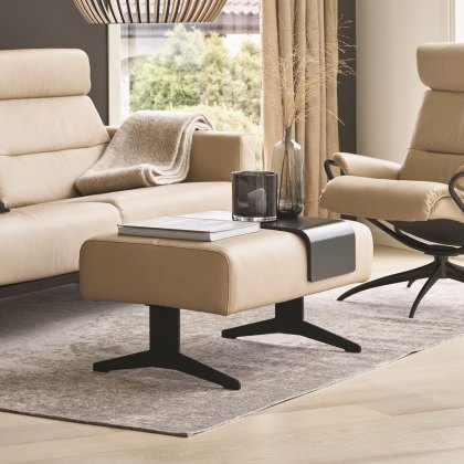 Stressless Stella - Medium Ottoman (Metal Base)