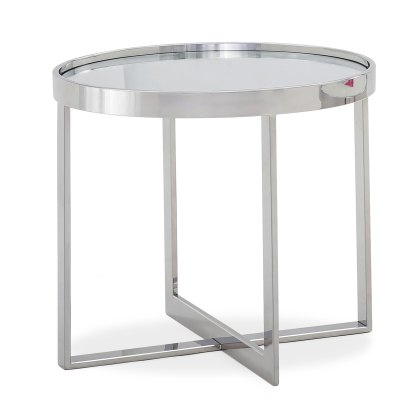 Galactica - End Table (Stainless Steel)