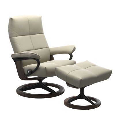 Stressless David - Recliner Chair with Footstool (Signature Base) Stressless David - Recliner Chair with Footstool (Signature Base)