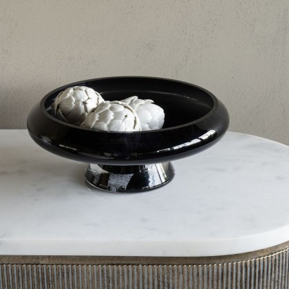 Noir - Glass Bowl (26cm)