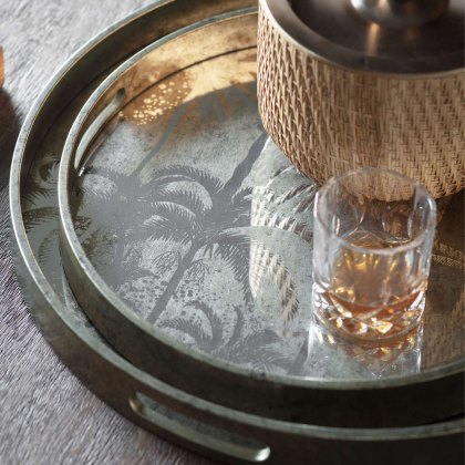 Accessories - Palm Tree Set Of 2 Trays