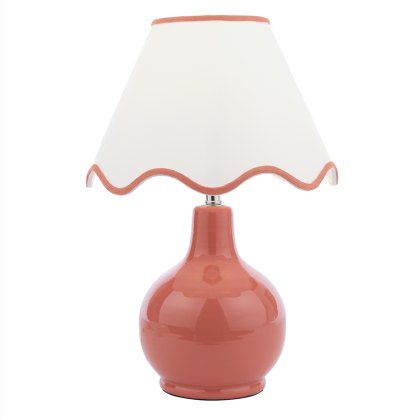 Laura Ashley - Bramhope Table Lamp (Terracotta With Shade)