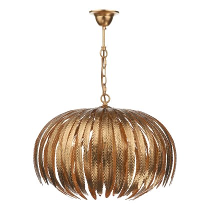 Dar - Atticus 5 Light Pendant Gold