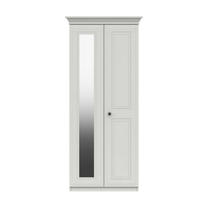 Devon - Two Door Wardrobe with Mirror (Soft Close)
