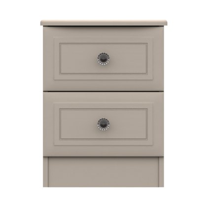 Devon - Two Drawer Bedside Chest (Soft Close)