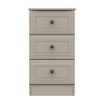 Devon - Three Drawer Bedside Chest (Soft Close)